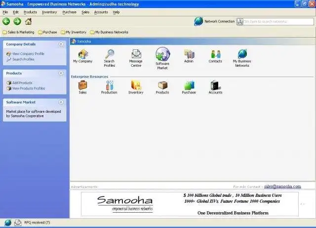 Download webtool of webapp Samooha - Empowered Business Networks