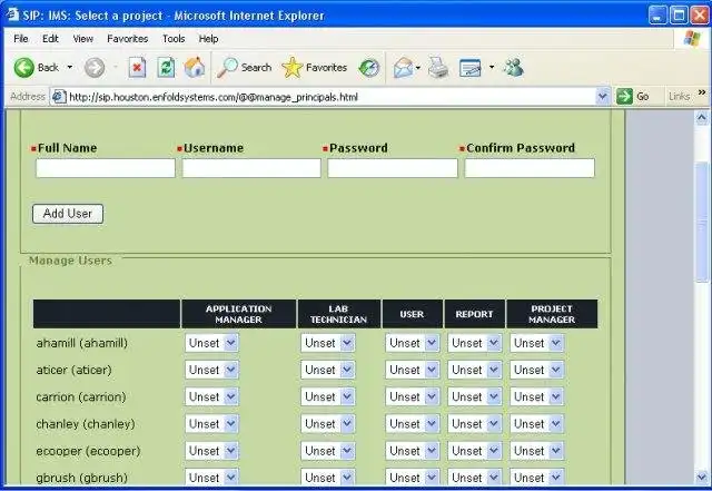 Mag-download ng web tool o web app Sample Inventory Program (SIP)