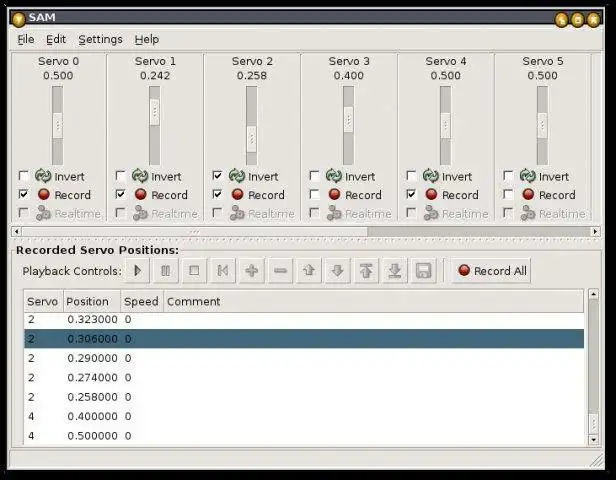 Завантажте веб-інструмент або веб-програму SAM (Servo Actuation Manipulator) для роботи в Linux онлайн