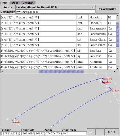 下载网络工具或网络应用程序 Sarangworld Traceroute Geolocation
