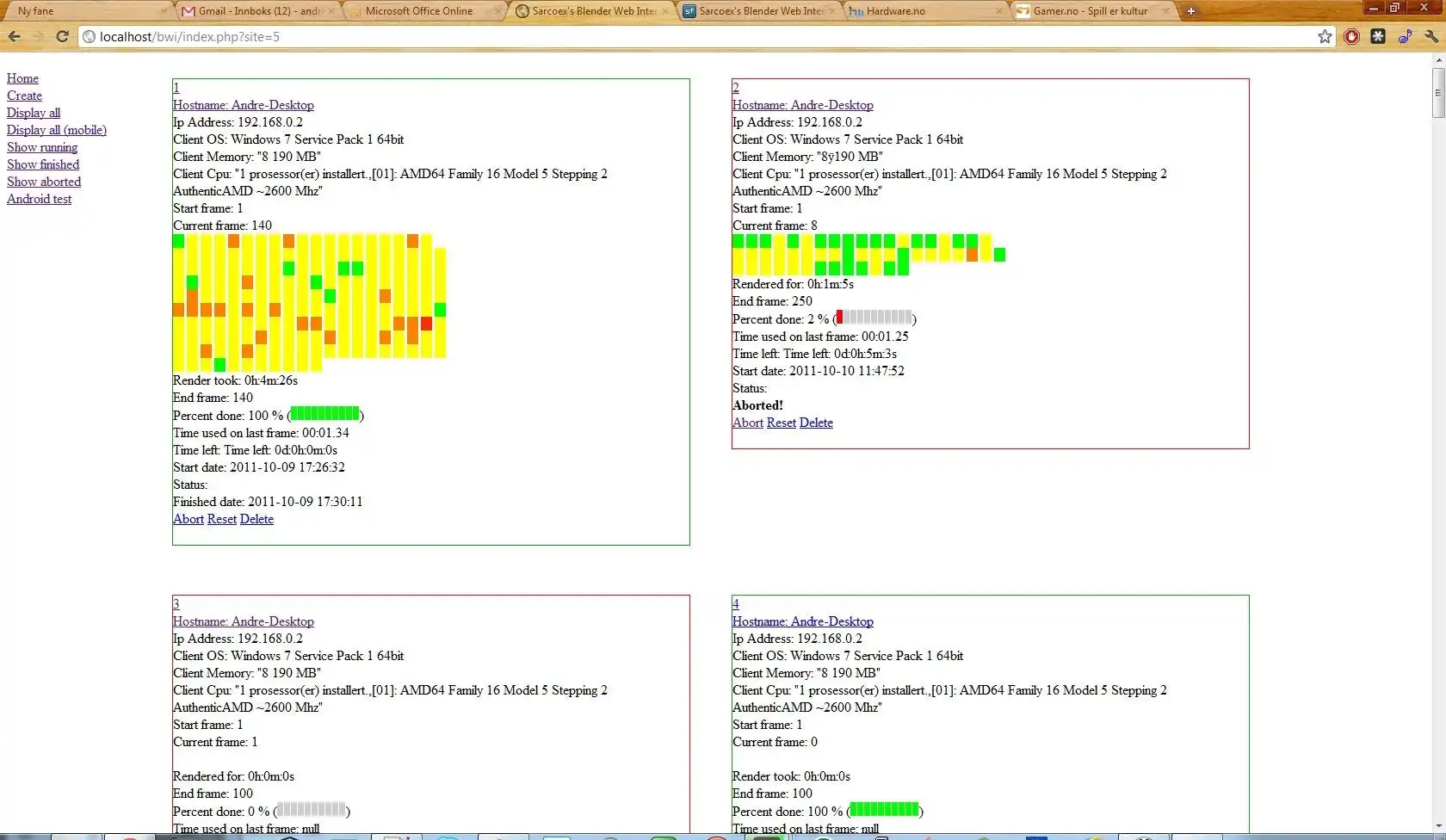 Laden Sie das Web-Tool oder die Web-App Sarcoexs Blender Web Interface herunter