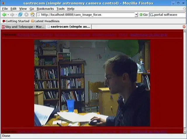 Download web tool or web app sastrocam (simple astronomy camera) to run in Linux online