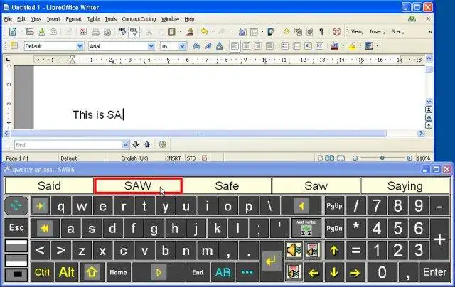 Download web tool or web app SAW - Special Access to Windows