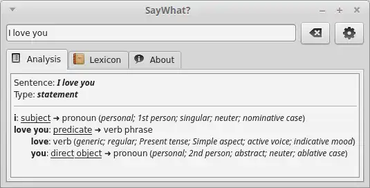 הורד כלי אינטרנט או אפליקציית אינטרנט SayWhat? לרוץ בלינוקס באינטרנט