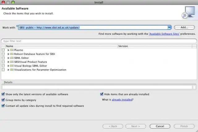 Download web tool or web app SBSI to run in Windows online over Linux online