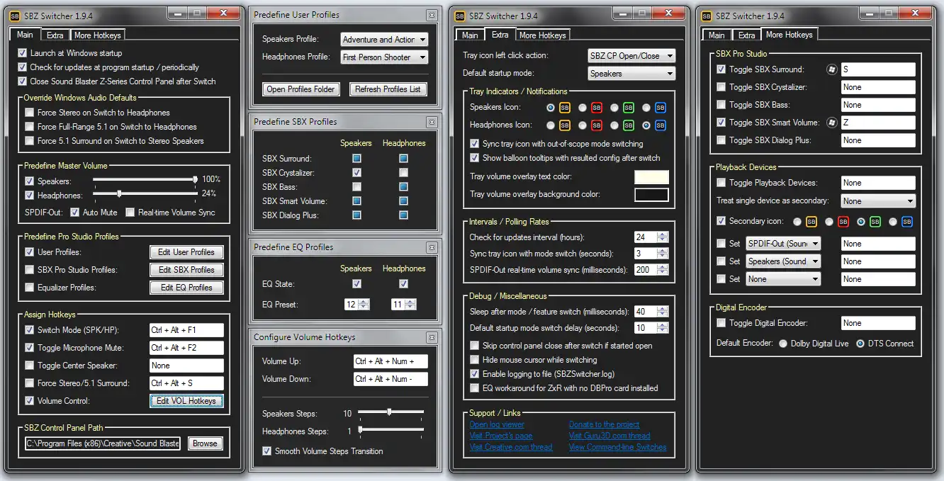 Muat turun alat web atau apl web SBZ Switcher