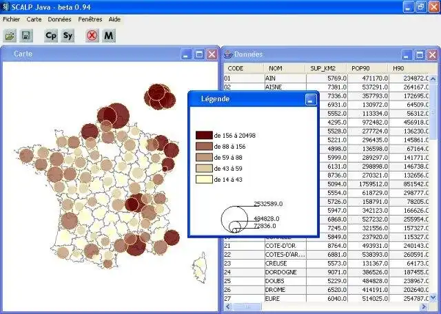 Download web tool or web app SCALP Mapping