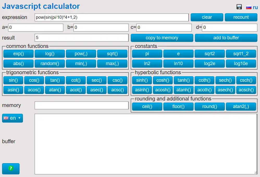 Descărcați instrumentul web sau calculatorul aplicației web