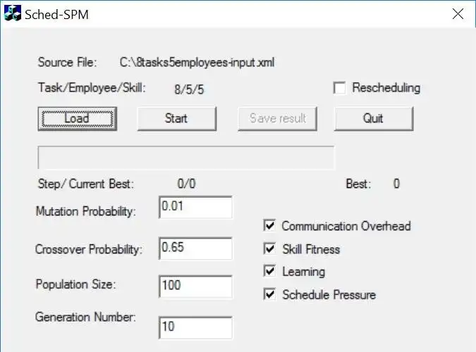 Web aracını veya web uygulamasını indirin Sched-SPM