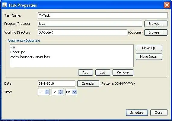 Mag-download ng web tool o web app ScheduleIT- Crossplatform Task Scheduler