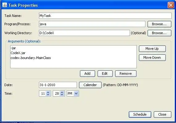 Download web tool or web app ScheduleIT- Crossplatform Task Scheduler