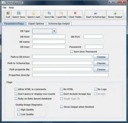 Download web tool or web app SchemaSpyGUI