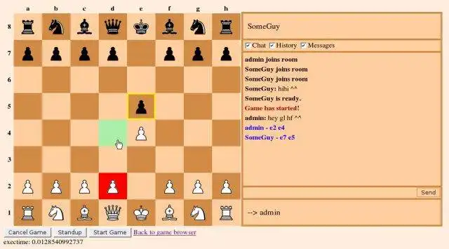 Download web tool or web app sChess to run in Linux online