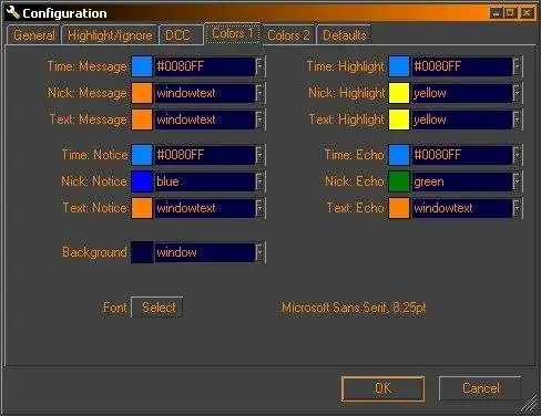 Download web tool or web app schnirc2 irc client