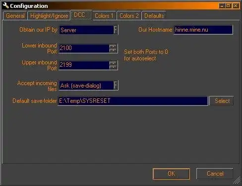 Download web tool or web app schnirc2 irc client