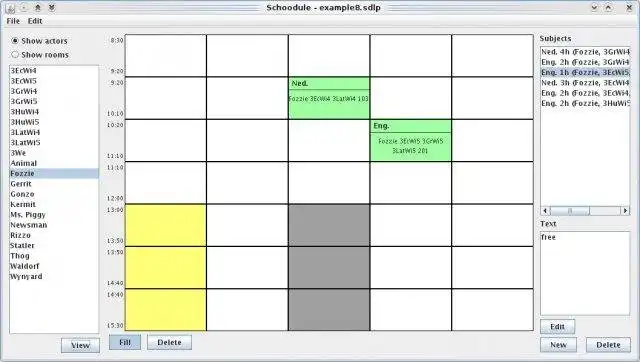 Download web tool or web app Schoodule