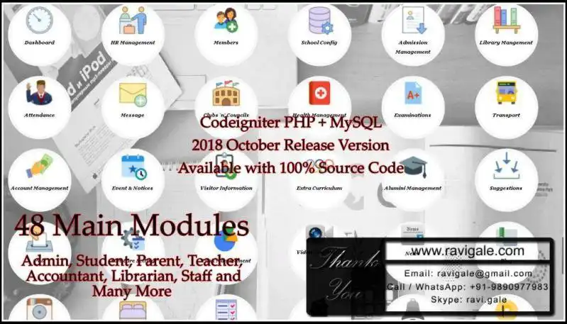 Download web tool or web app School ERP Plus