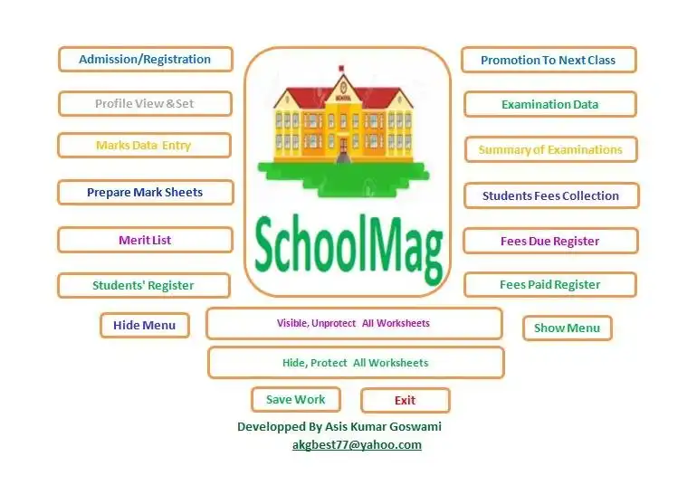 Download web tool or web app SchoolManagement