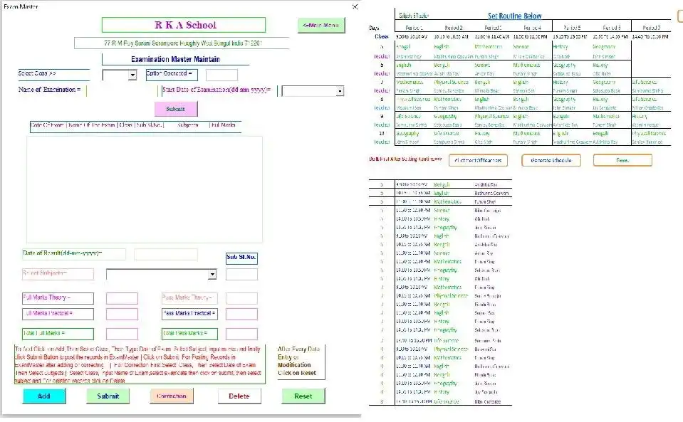 Download web tool or web app SchoolManagement