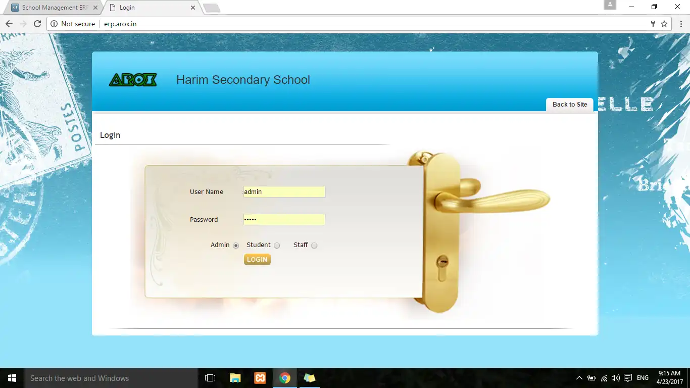 Download web tool or web app School Management System in PHP