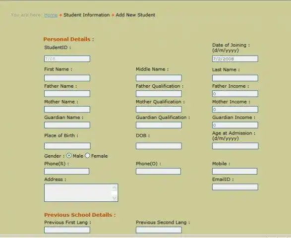 הורד כלי אינטרנט או אפליקציית אינטרנט SchoolOne