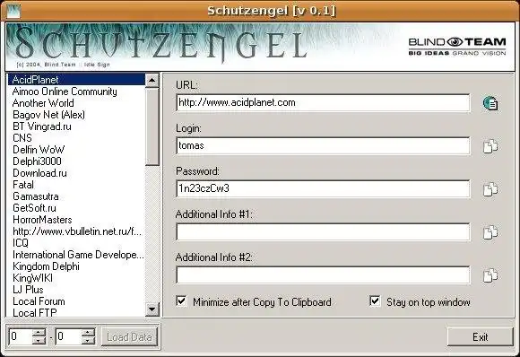 Unduh alat web atau aplikasi web Schutzengel