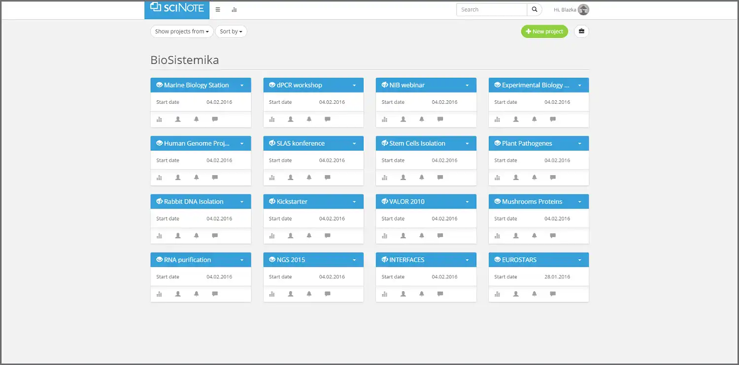 Download web tool or web app sciNote