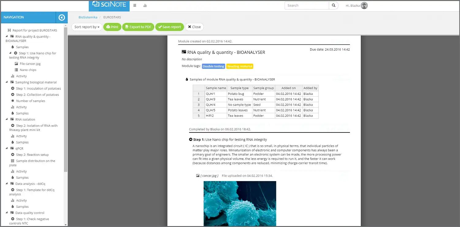 Unduh alat web atau aplikasi web sciNote