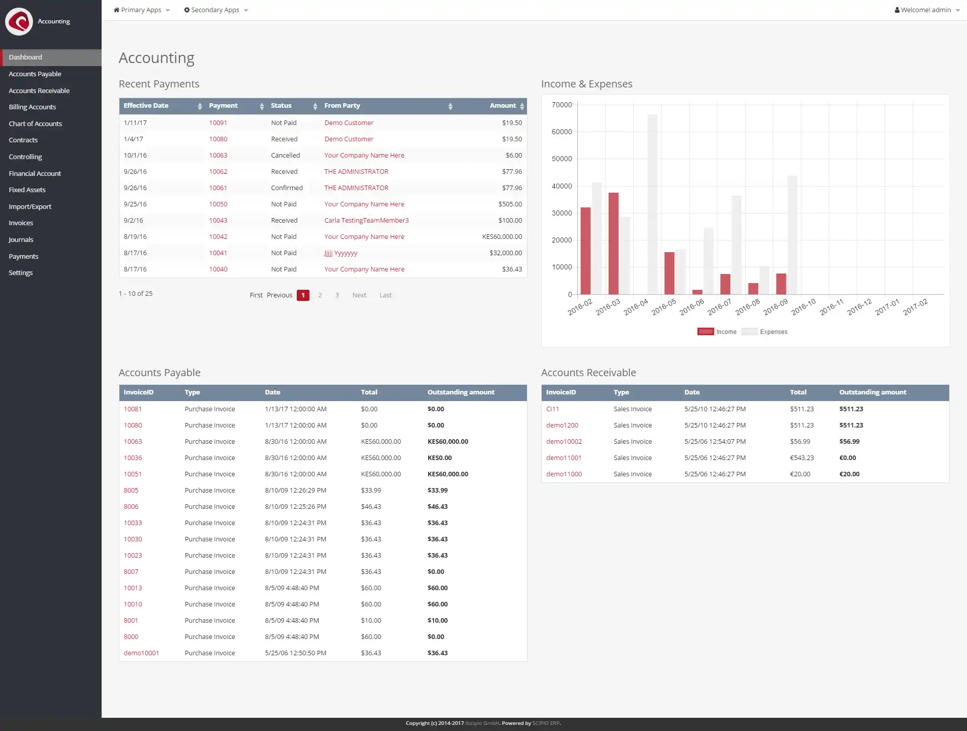 Download web tool or web app Scipio ERP