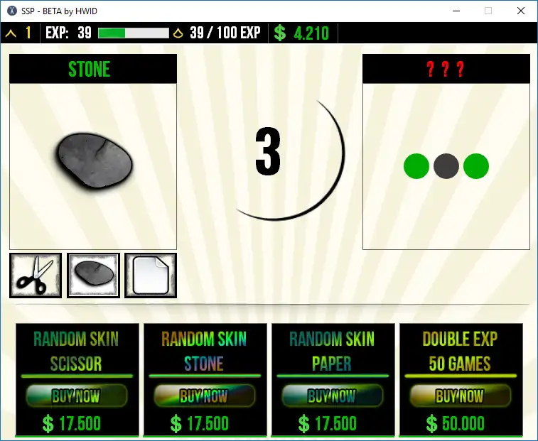 Download web tool or web app Scissor, Stone,Paper to run in Linux online