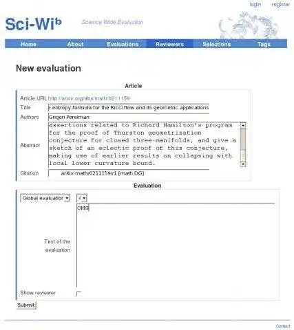 Download webtool of webapp Sci-Wi