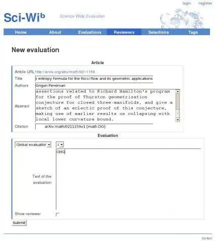 下载 Web 工具或 Web 应用程序 Sci-Wi 以在 Linux 中在线运行