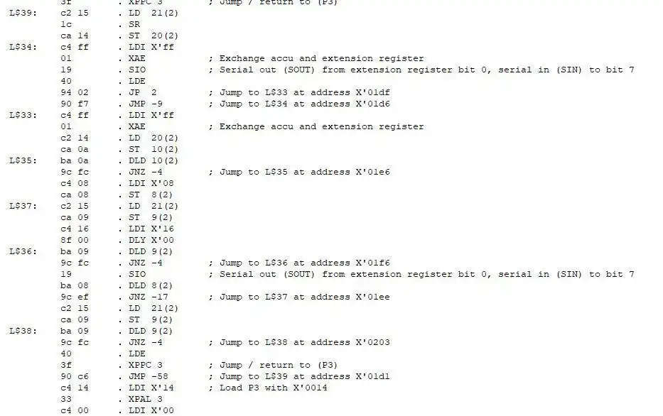 Download web tool or web app SC/MP Processor Emulator