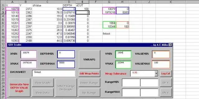 Download web tool or web app Scott Pickford XY Wrap Around Excel Prog