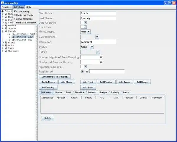 Descargue la herramienta web o la aplicación web Scout Tracker