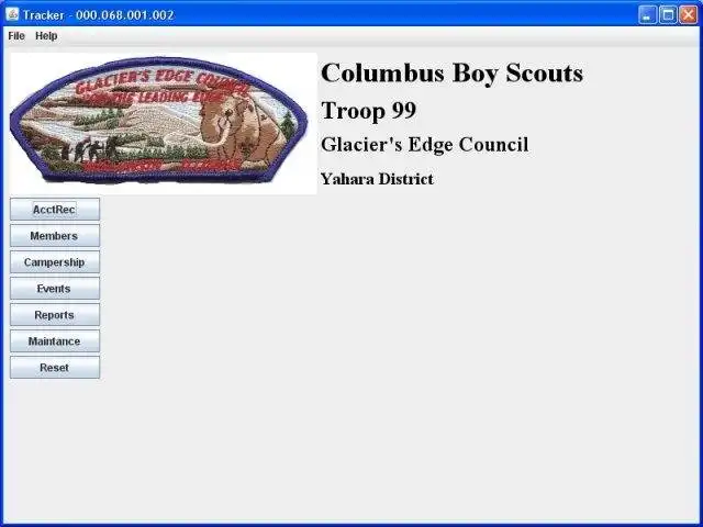 Загрузите веб-инструмент или веб-приложение Scout Tracker