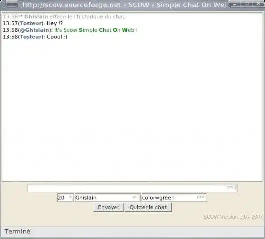Download web tool or web app Scow