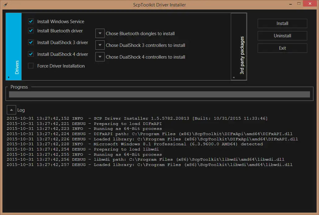 Web aracını veya web uygulamasını indirin ScpToolkit