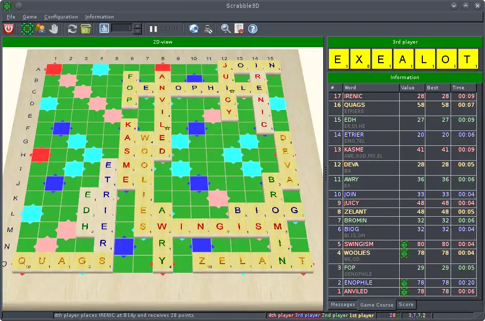 הורד כלי אינטרנט או אפליקציית אינטרנט Scrabble3D