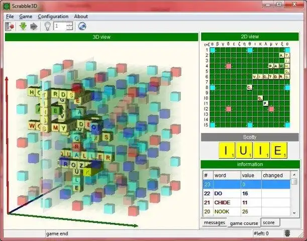 Загрузите веб-инструмент или веб-приложение Scrabble3D