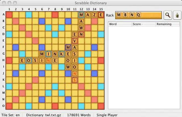 Download web tool or web app Scrabble Dictionary to run in Linux online