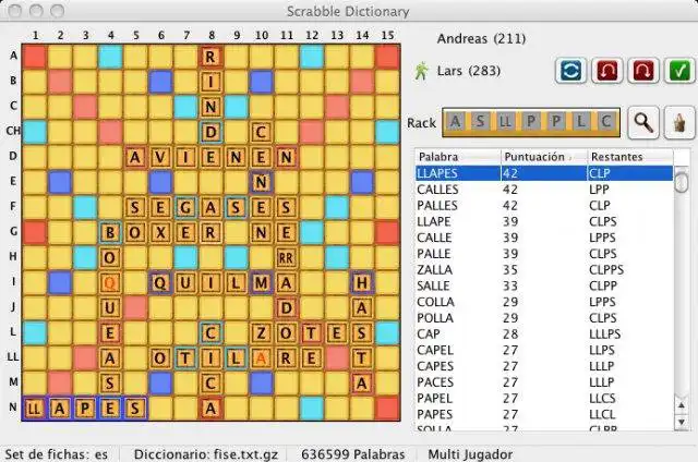 הורד את כלי האינטרנט או אפליקציית האינטרנט Scrabble Dictionary להפעלה ב-Windows באופן מקוון דרך לינוקס מקוונת