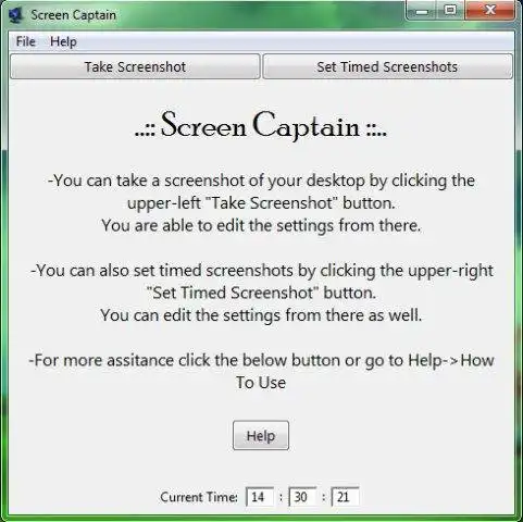 Download web tool or web app Screen Captain