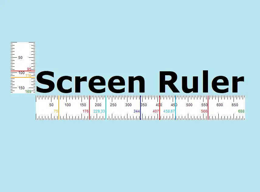 Download web tool or web app Screen Ruler