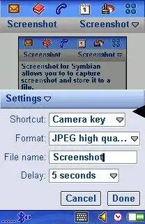 Descargue la herramienta web o la captura de pantalla de la aplicación web para el sistema operativo Symbian