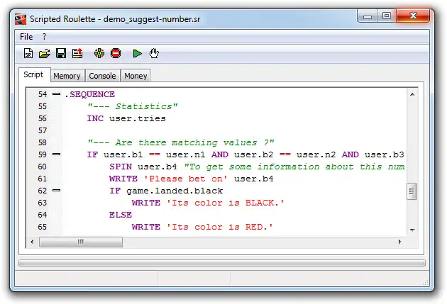 Download web tool or web app Scripted Roulette to run in Linux online