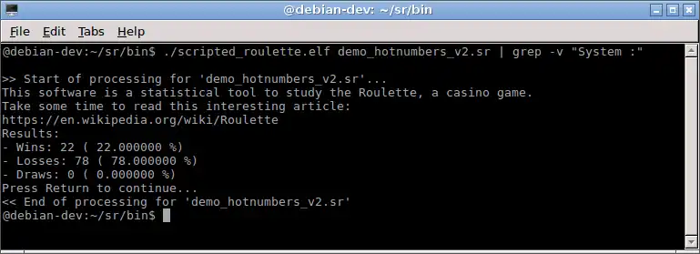 Download web tool or web app Scripted Roulette to run in Linux online