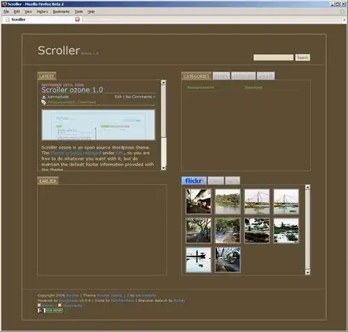 Download web tool or web app Scroller: A Wordpress Theme