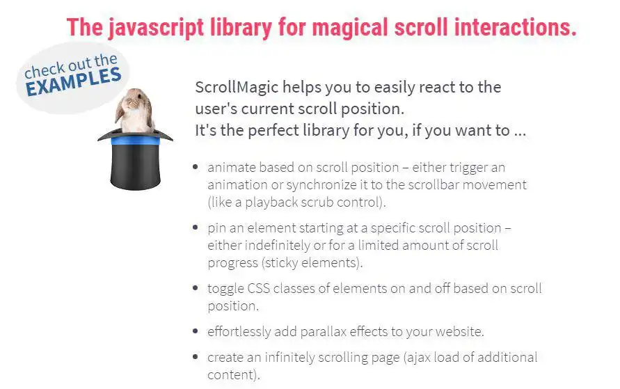 Download webtool of webapp ScrollMagic