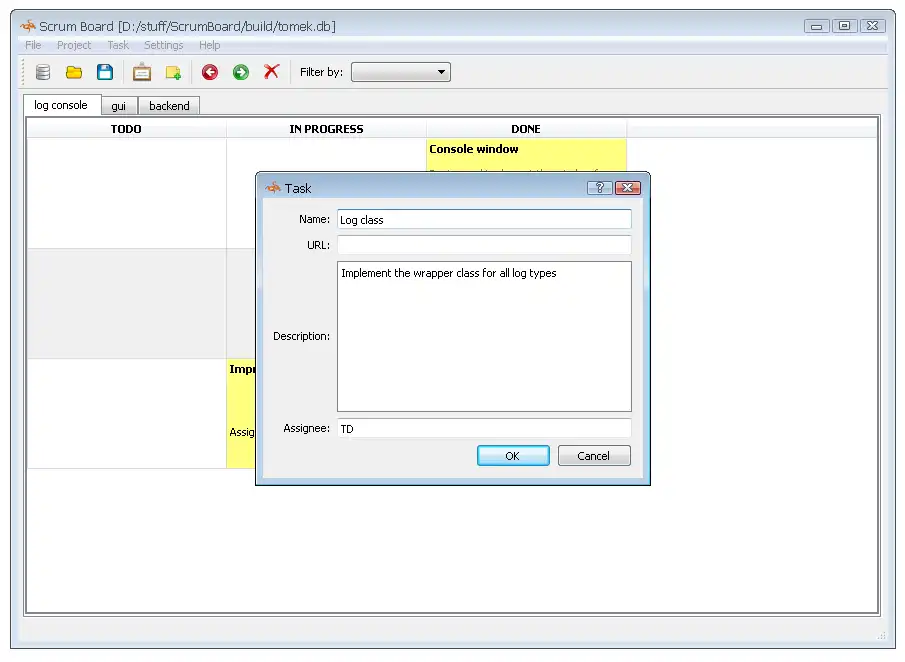 Mag-download ng web tool o web app ScrumBoard